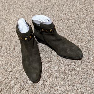 Easy Spirit Decklan Green boots 6 wide